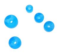 Sonew 5pcs Assorted Size Watch Movement Holder Pads - Rubber Cushion Fixed Base for Watch Repairs (Blue)