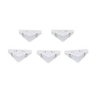 Sonew 5pcs Triangular Clips Portable Document Holders for Notes, Test Papers & Books (Transparent)