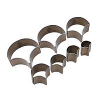 Sonew 7Pcs Ginkgo Leaves Shape Cutting Dies Set for Leather Craft and Cardboard Projects