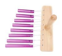 Sonew 8- Chimes Single Row ’s Percussion Instruments with Hammer - Safe Educational Toy for Early Music Learning () (Purple)