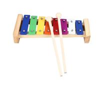 Sonew 8 Notes Colorful Educational Glockenspiel Instrument with 2 Mallets for Kids, for Music Learning