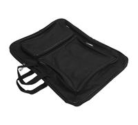 Sonew 8K Kids Artwork Shoulder Bag with Straps, Smoothing Zipper, Nylon for Art Supplies, Grey (Black)