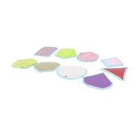 Sonew 9pcs Sensory Mini Mat, Soft Fabric Textured Activity Game with Different Tactile Stimulation for Autism ADHD Kids