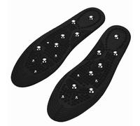 Sonew Acupressure Insoles, Magnetic Insoles for Men Women Acupuncture Points Massaging Shoes Pads Breathable Cure Foot Odor Orthotic Shoe Inserts(Large)