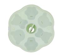 Sonew Adorable Bear Cat Silicone Ice Cake Pudding Tray with Lid for Home Kitchen Green (Green)