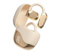 Sonew AI Language Translation Earbuds with Real-Time Functionality Support 144 Languages Wireless BT Earphones for Travel and Business Communication (Beige)