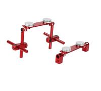 Sonew Aluminum Magnetic Body Shell Mount Kit with Functionality for HSP 1/10 RC Racing Car - Mount with Adjustable Angle (Red)