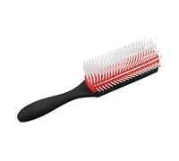Sonew Anti Static Hair Brush 9 Row Detangling Curly Hair Styling | ABS Frosted Body, Smooths and Softens Medium to Low Density Hair, Semi Curved Liner for Grip Control, Ideal for Wavy Styles