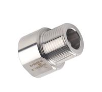 Sonew Aquarium CO2 Regulator Adapter Converter, W21.8 to G5/8 for Seamless Fish Connection, Metal Construction (W21. to G5/)