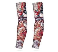 Sonew Arm Sleeves, UPF 50+ Sunshine Breathable Seamless Summer Outdoor Cooling Arm Sleeves for Men and Women, Size