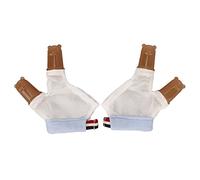 Sonew Baby Thumb Sucking Stop, Breathable Finger Guard for Thumb Sucking, 2 Fingers Silicone Finger Protector to Prevent Children from Sucking Fingers (M)