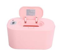 Sonew Baby Wipe Warmer Large Capacity Portable USB Powered Heated Dispenser for Travel Home Use Pink ABS Material 20x9.8x12cm Holds 80 Wipes