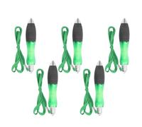 Sonew Big Fat Weighted Pens, Large Easy Grip Retractable Ballpoint Pens with Soft Rubber Grip and Lanyard, for Writing Drawing Signing Documents (Green)