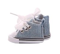 Sonew Charming 14-Inch Doll Sneakers - Colorful Doll Accessories for Every Outfit and Fun Girls (Navy)