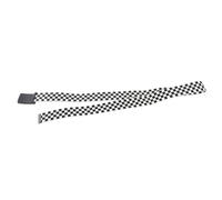 Sonew Checkered Web Belt for Men Boys, White Grid Strap with Flip Top Buckle, Casual Plaid Waist Belt for Outdoor Daily Wear