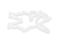 Sonew Christmas Silicone Set - Crafting Shapes for Unique Tree Decorations, Beginners and Crafters (Christmas Series-Santa Claus)