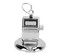 Sonew Clicker Counter 4 Digit Accurate Hand Counters with Clear Lettering and Stylish Metal Shell for People and Goods Inventory