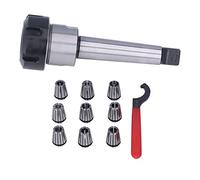 Sonew Collet Chuck Spacer Sleeve/Shaft Extender MTA ER25 Tool Set for CNC Milling and Lathe with Diverse Sizes (#1)