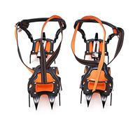 Sonew Crampons Anti Slip 12 Teeth with Strong Grip, High Strength Steel, Ice Cleats for Snow Day and Desert, Compatible with Outdoor Sports Shoes, Hiking Shoes, Mountain Boots