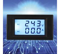 Sonew D69-2042 Digital Dual Display Voltmeter and Ammeter AC80-300V 0-50A 0-100A with Current Transformer (Black)
