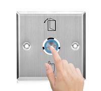 Sonew Door Release Button, Door Access Control System Exit Button Door Push Open Release Switch With Indicator Light for Office, Store