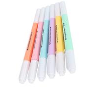 Sonew Double Headed Highlighter Set - Kids Painting Drawing Markers with 6 Vibrant Colors for Office, Home and School