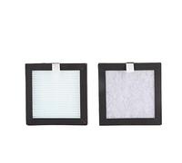 Sonew Dual-Layer Air Purifier Filter Net, Air Cleaner Filters Activated Charcoal Filters Strainer Filter Parts Fit for Nobico J020/J021