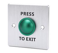 Sonew -Duty Stainless Steel Push-to-Exit Button for Access Control Systems - NO/NC/COM Door Release Switch, 12-24V DC Compatible