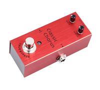 Sonew Electric Guitar Effect Pedal Portable Professional Metal Knob Adjustment for Rock Jazz and Metal Red (Red)