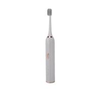 Sonew Electric Toothbrush for Adults 3 Modes Smart Timer 30 Days Battery Type C Fast Charge Rounded Soft Brush Head Washable Geometric Handle for Gum Care and Deep Clean (White)