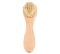 Sonew Facial Cleansing Brush, Natural Bristle Brush for Dry Brushing and scrubbing Handle, Skin Cleansing Brush for exfoliating and deep Cleansing