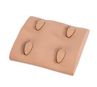 Sonew False Eyelashes Extension Practice Mannequin Head with Removable Eyelids for Makeup Training (Beige)