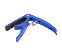 Sonew Guitar Clamping ABS Shell Stringed Instrument Playing Tuning Accessories with Steel Spring Light (Blue)