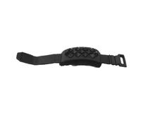 Sonew Guitar Dampener Strap with Rivets - Noise Reduction Fretboard Muter for 6 String and Classical Guitars (Black Short 7x0.9x1.2in)