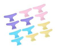 Sonew Hair Clips Hairdressing, 12Pcs / Set Colorful Hair Clips Lovely Butterfly Hair Hold Clip Hair Section Claw Clamp Hairdressing Tool(Colorful)