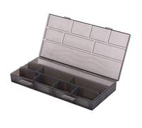 Sonew Hair Styling Accessories Organizer, 8 Cells Storage Box for Hair Pins Clips Combs, with Lockable Design Clear Lid, Made of PP Material