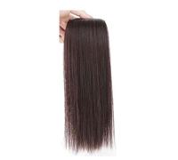 Sonew Hairpiece for Women, Synthetic Hair Topper with High Elastic, Double Row Stitching, for Adding Volume, Daily Use, Parties (light brown 30cm)