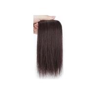 Sonew Hairpiece for Women, Synthetic Hair Topper with High Elastic, Double Row Stitching, for Adding Volume, Daily Use, Parties (black 20cm)