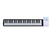 Sonew Hand-Rolled Piano 49 Key Flexible Portable Rechargeable Keyboard with Built-In Effects and Headphone