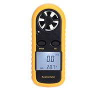 Sonew Handheld Digital Anemometer with LCD Wind Speed Temperature Meter for Outdoor and Indoor Use