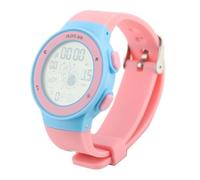 Sonew Kids Digital Watch with Colorful LED Backlight, 50M Stopwatch and Calendar, Alarm, TPU Strap, 12/24 Hour Display (Bear Pink)