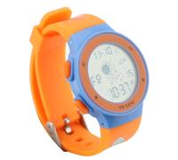 Sonew Kids Digital Watch with Colorful LED Backlight, 50M Stopwatch and Calendar, Alarm, TPU Strap, 12/24 Hour Display (Butterfly Orange)
