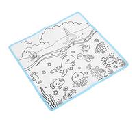 Sonew Kids Reusable Doodle Drawing Cloth Mat Erasable Painting Pad Washable Drawing Mat for Play