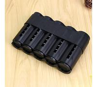 Sonew Large Capacity Stackable Coin Changer Dispenser, Coin Storage Tubes, and Wear Resistant Coin Box for Office and Banking Applications (Black)