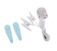 Sonew LED Face Stickers, Transparent Glowing Eyelash Lights with Skin Friendly Design and CR2032 Battery, for Cosplay Party Birthday Nightclub Bar Concert