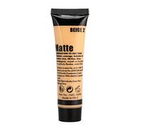 Sonew Liquid Foundation, Smooth Makeup Base Face Liquid Foundation, Liquid Makeup Base Natural Coverage for Whitening Moisturizing, Matte Wear Concealer Sun Block Cream 37ml(2#)