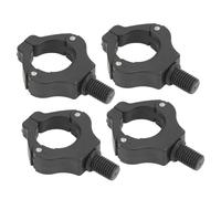 Sonew Magnetic Fishing Rod Bracket Head Adjustable Fishing Rod Tail Rest Holder Tool - 4PCS, Black, Automatic Adjustment with ABS and Magnet Material (Black)