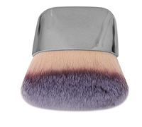 Sonew Makeup Brush, Soft Fiber for Blush Loose Powder, High Elasticity with Short Hair Design, for Wet Dry Dual Use Cream Makeup Beginners Professionals (Silver)