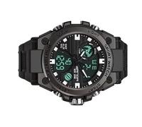 Sonew Men’s Electronic Sports Watch with Luminous Light and Dual Display Quartz Movement for Date and Chronograph Functions