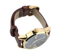 Sonew Men's Luminous Quartz Watch Date Display 30m PU Leather Strap Business Wristwatch Blue Dial (Blue Dial)